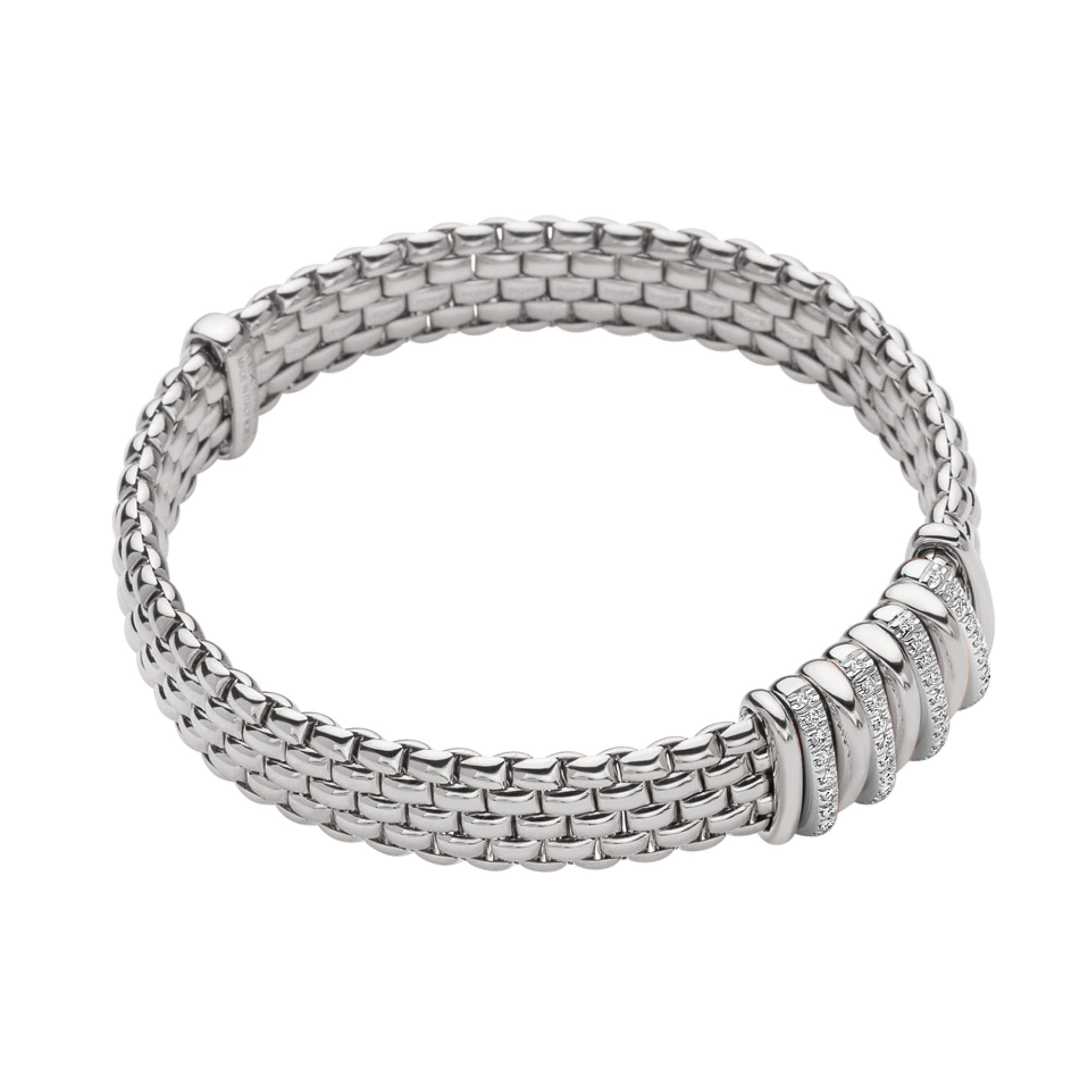 FOPE Panorama Flex'it Armband - 58804BX_BB_B_BBX_0XS (0XS) aus Weißgold mit Diamant