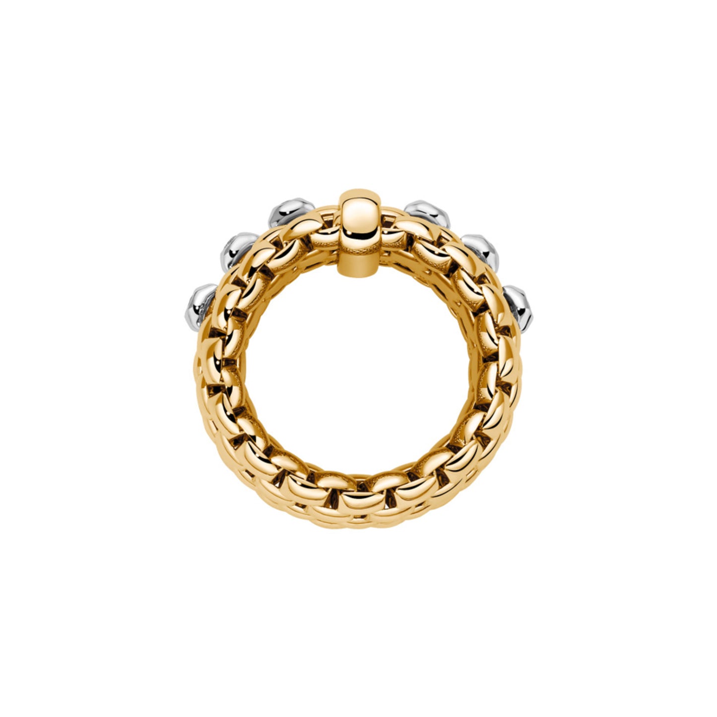 FOPE Panorama Flex'it Ring - 58504AX_BB_G_GBX_0XS (0XS) aus Bicolor-Gold mit Diamant