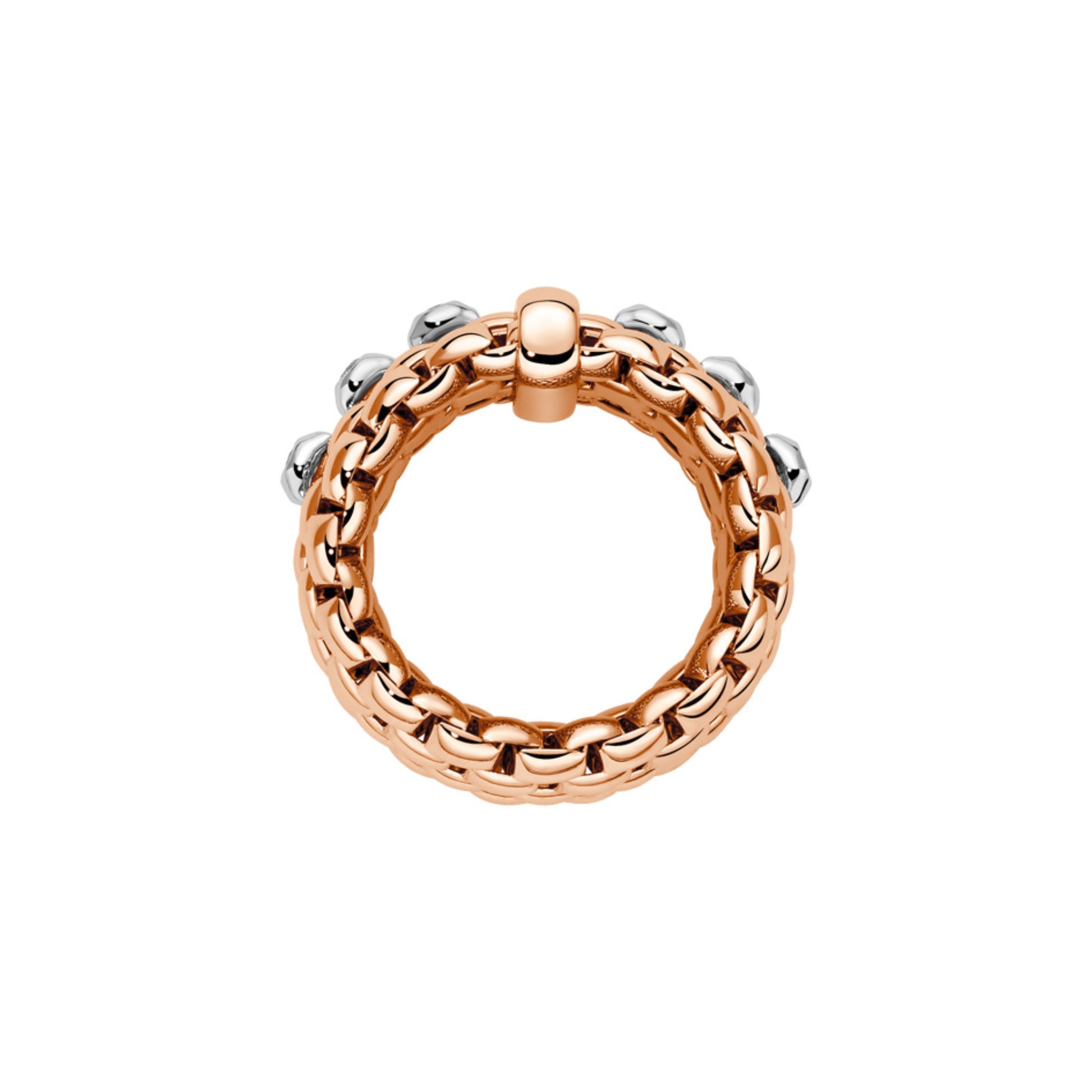 FOPE Panorama Flex'it Ring - 58504AX_BB_R_RBX_0XS (0XS) aus Bicolor-Gold mit Diamant