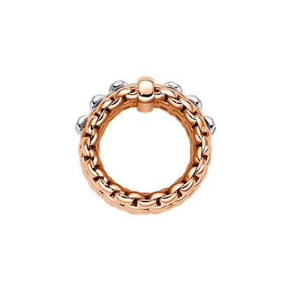 FOPE Panorama Flex'it Ring - 58504AX_BB_R_RBX_0XS (0XS) aus Bicolor-Gold mit Diamant