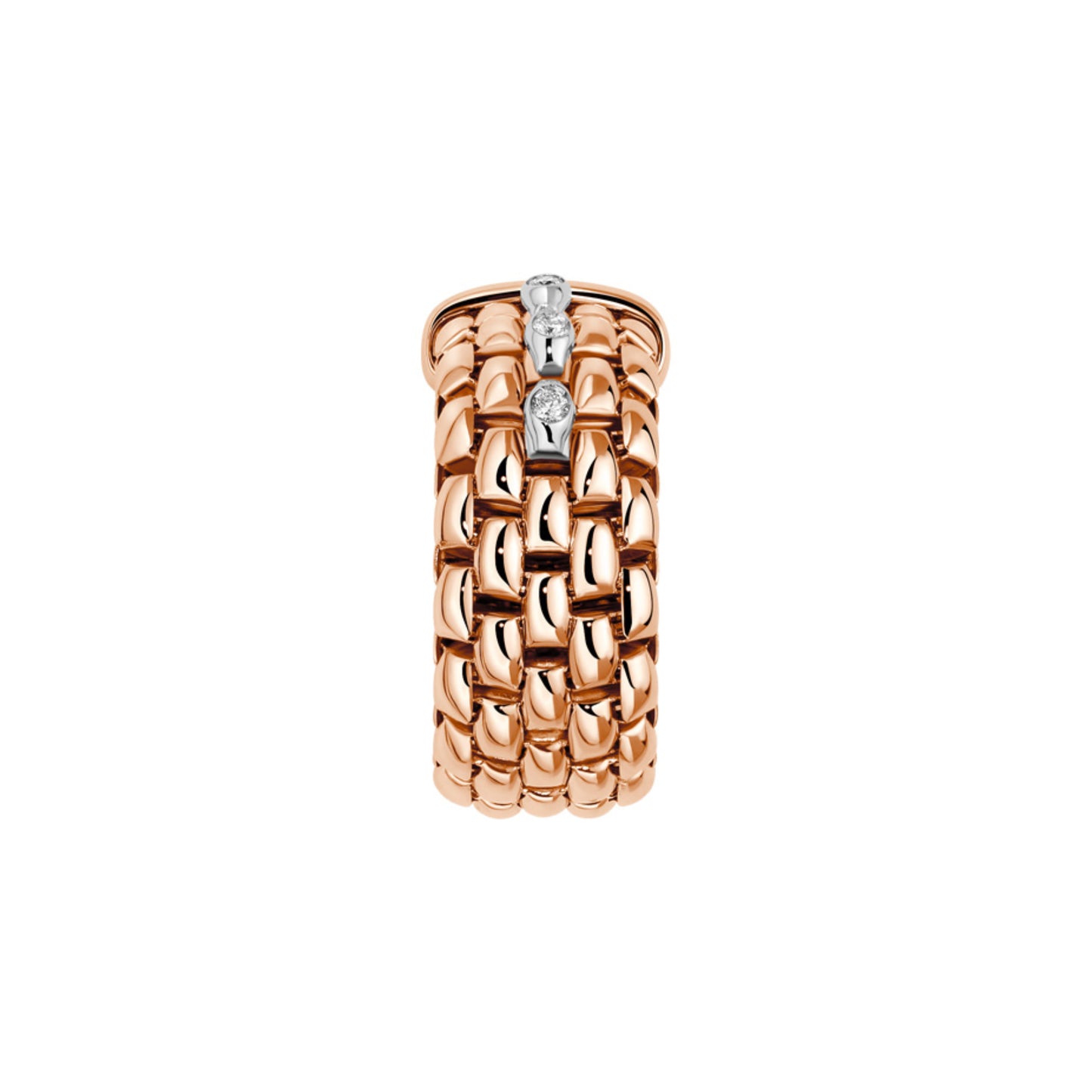 FOPE Panorama Flex'it Ring - 58504AX_BB_R_RBX_0XS (0XS) aus Bicolor-Gold mit Diamant