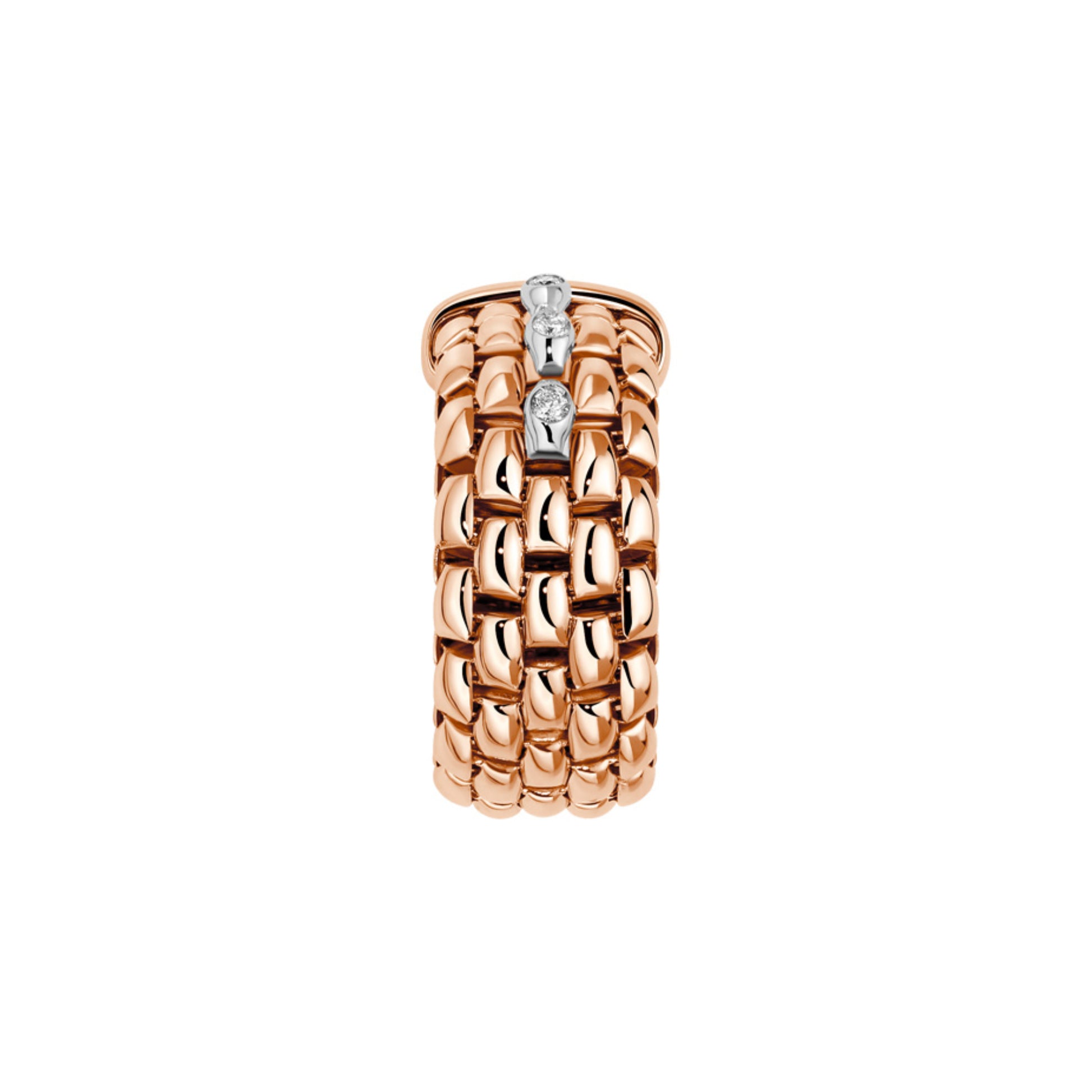 FOPE Panorama Flex'it Ring - 58504AX_BB_R_RBX_0XS (0XS) aus Bicolor-Gold mit Diamant