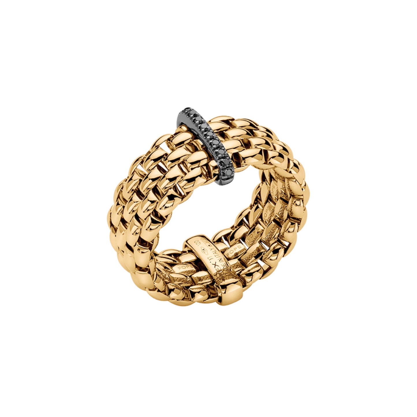 FOPE Panorama Flex'it Ring - 58604AX_BN_G_X1X_0XS (0XS) aus Bicolor-Gold mit Diamant