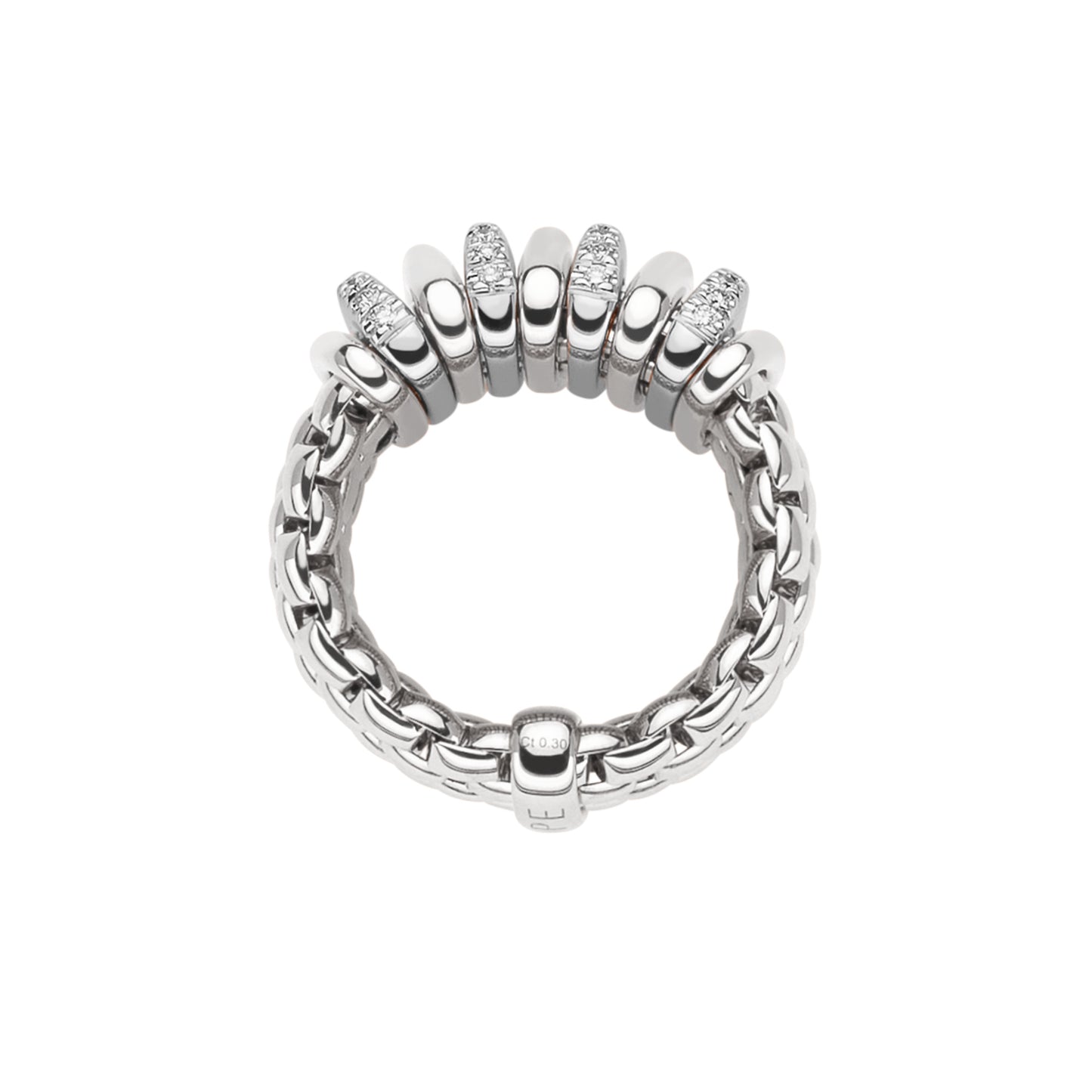 FOPE Panorama Flex'it Ring - 58804AX_BB_B_BBX_00S (00S) aus Weißgold mit Diamant