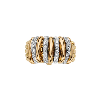 FOPE Panorama Flex'it Ring - 58804AX_BB_G_GBX_00S (00S) aus Bicolor-Gold mit Diamant