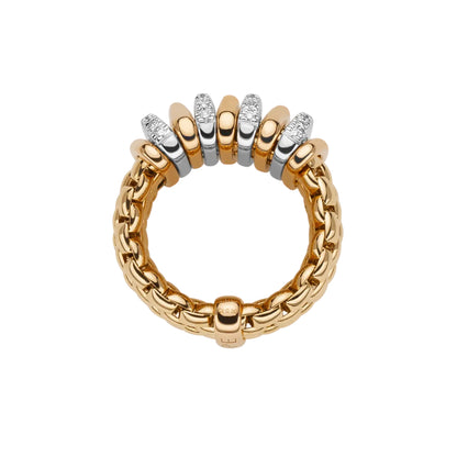 FOPE Panorama Flex'it Ring - 58804AX_BB_G_GBX_00S (00S) aus Bicolor-Gold mit Diamant