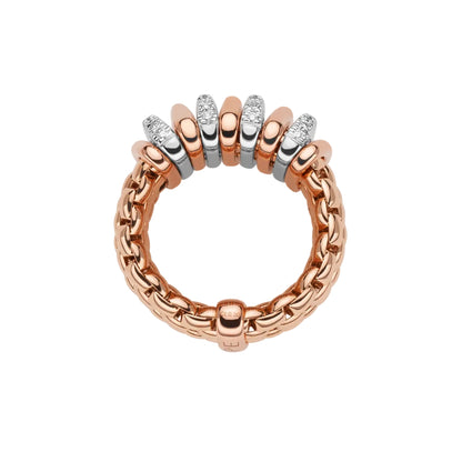 FOPE Panorama Flex'it Ring - 58804AX_BB_R_BBX_0XS (0XS) aus Bicolor-Gold mit Diamant