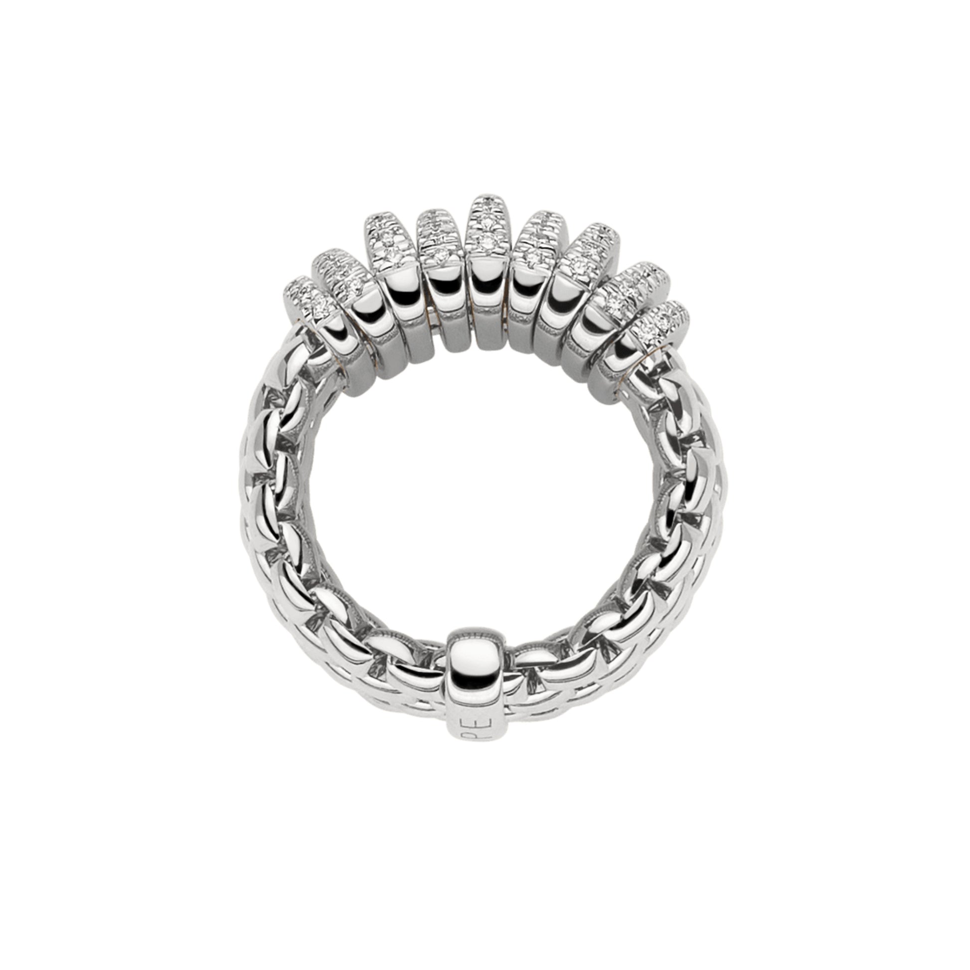 FOPE Panorama Flex'it Ring - 58804AX_PB_B_XBX_00S (00S) aus Weißgold mit Diamant