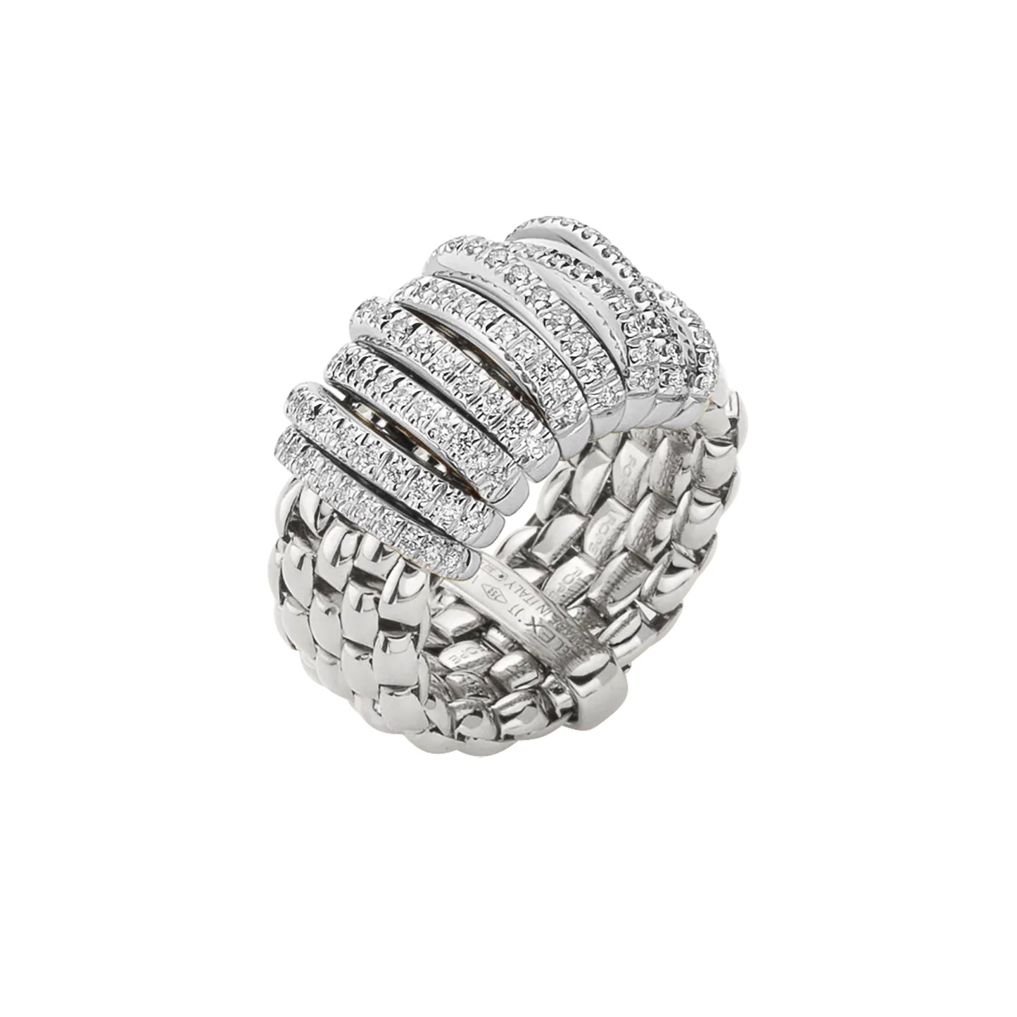 FOPE Panorama Flex'it Ring - 58804AX_PB_B_XBX_0XS (0XS) aus Weißgold mit Diamant