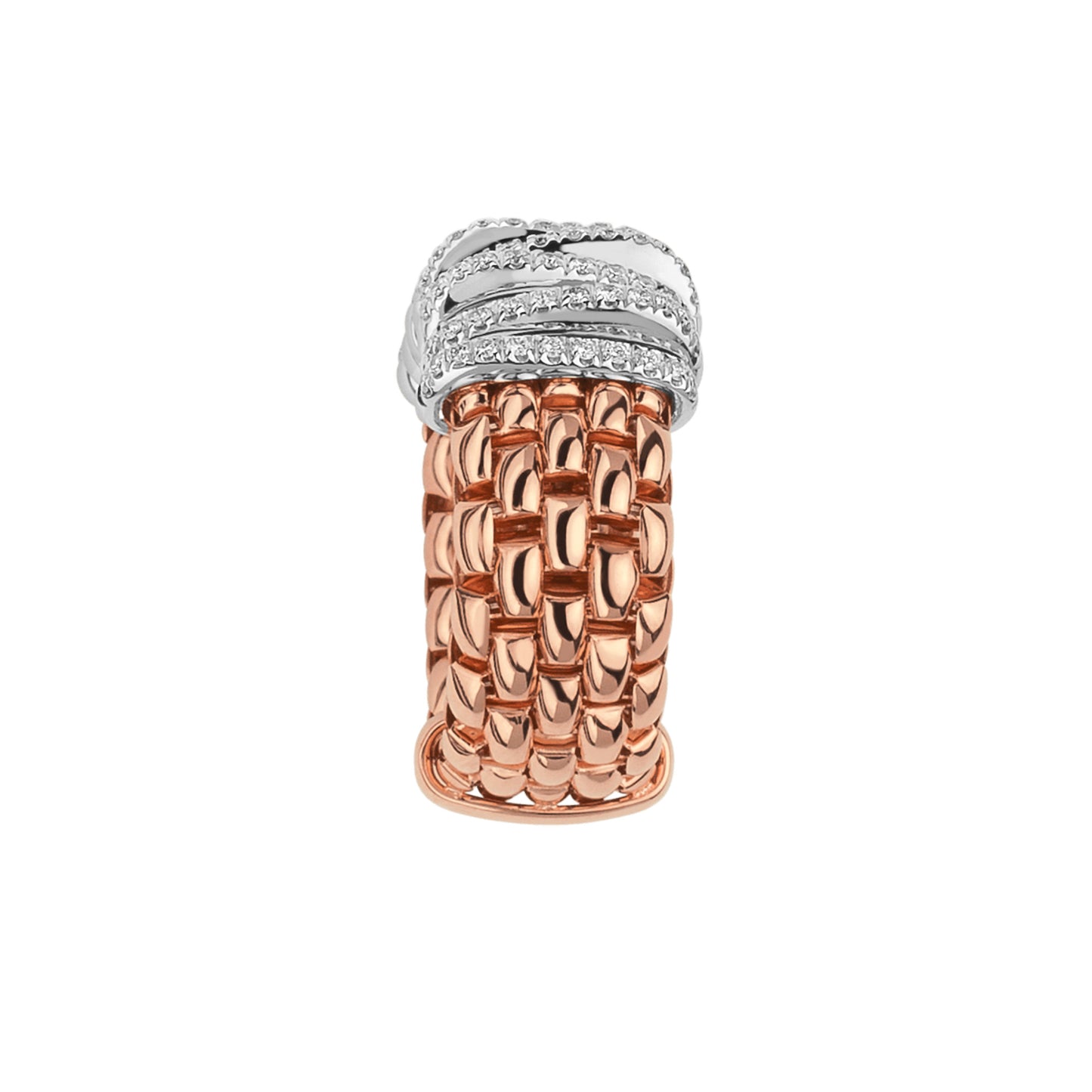 FOPE Panorama Flex'it Ring - 58804AX_PB_R_XBX_0XS (0XS) aus Bicolor-Gold mit Diamant