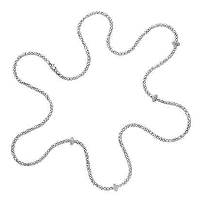 FOPE Prima Collier mit Diamanten - 74508C4_BB_B_XBX_080 (080) aus Weißgold mit Diamant