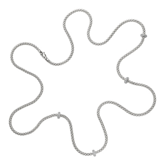 FOPE Prima Collier mit Diamanten - 74508C4_BB_B_XBX_080 (080) aus Weißgold mit Diamant