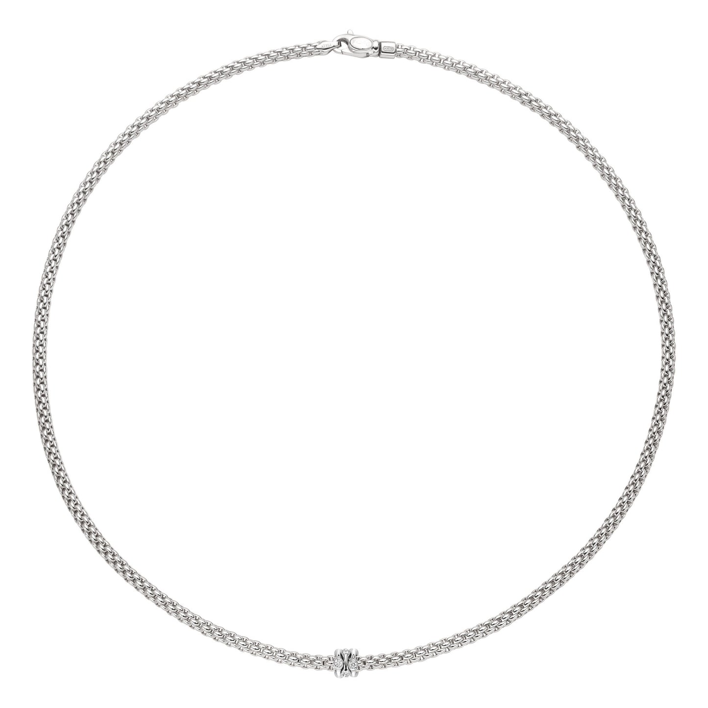 FOPE Prima Flex'it Collier - 74308CX_BB_B_BBB_043 (043) aus Weißgold mit Diamant