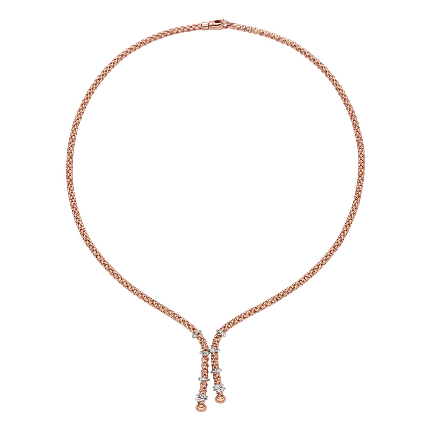 FOPE Prima Flex'it Collier - 74608CX_BB_R_XBX_043 (043) aus Bicolor-Gold mit Diamant