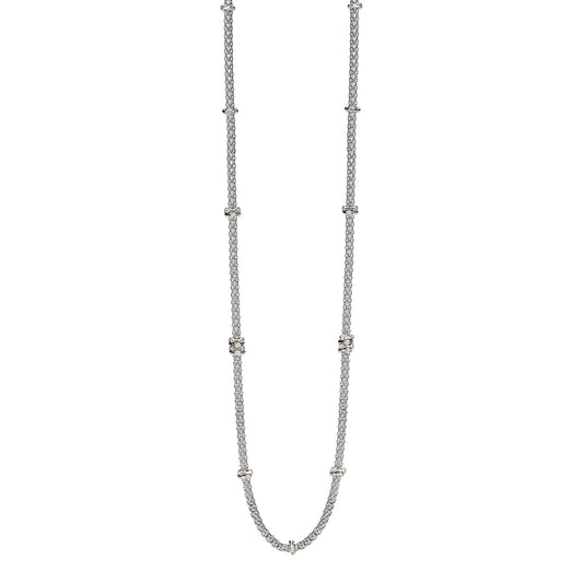 FOPE Prima langes Collier - 74208C1_BB_B_XBX_090 (090) aus Weißgold mit Diamant