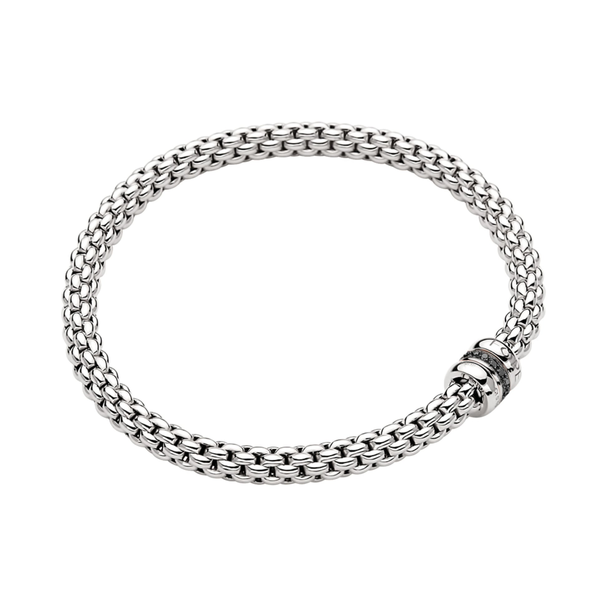 FOPE Solo Flex'it Armband - 62106BX_BN_B_B1B_0XS (0XS) aus Weißgold mit Diamant