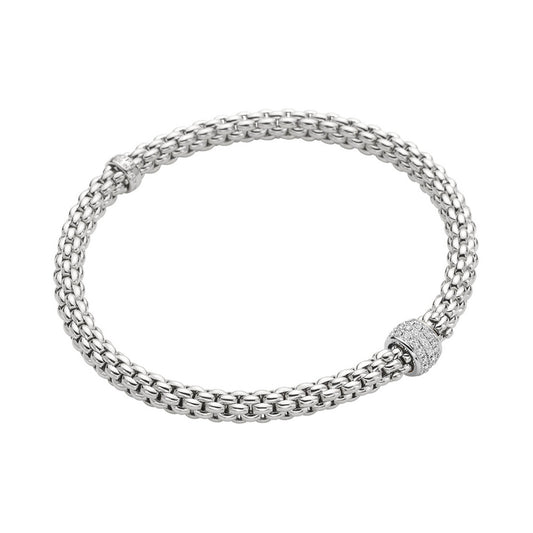 FOPE Solo Flex'it Armband - 63406BX_PB_B_XBX_0XS (0XS) aus Weißgold mit Diamant