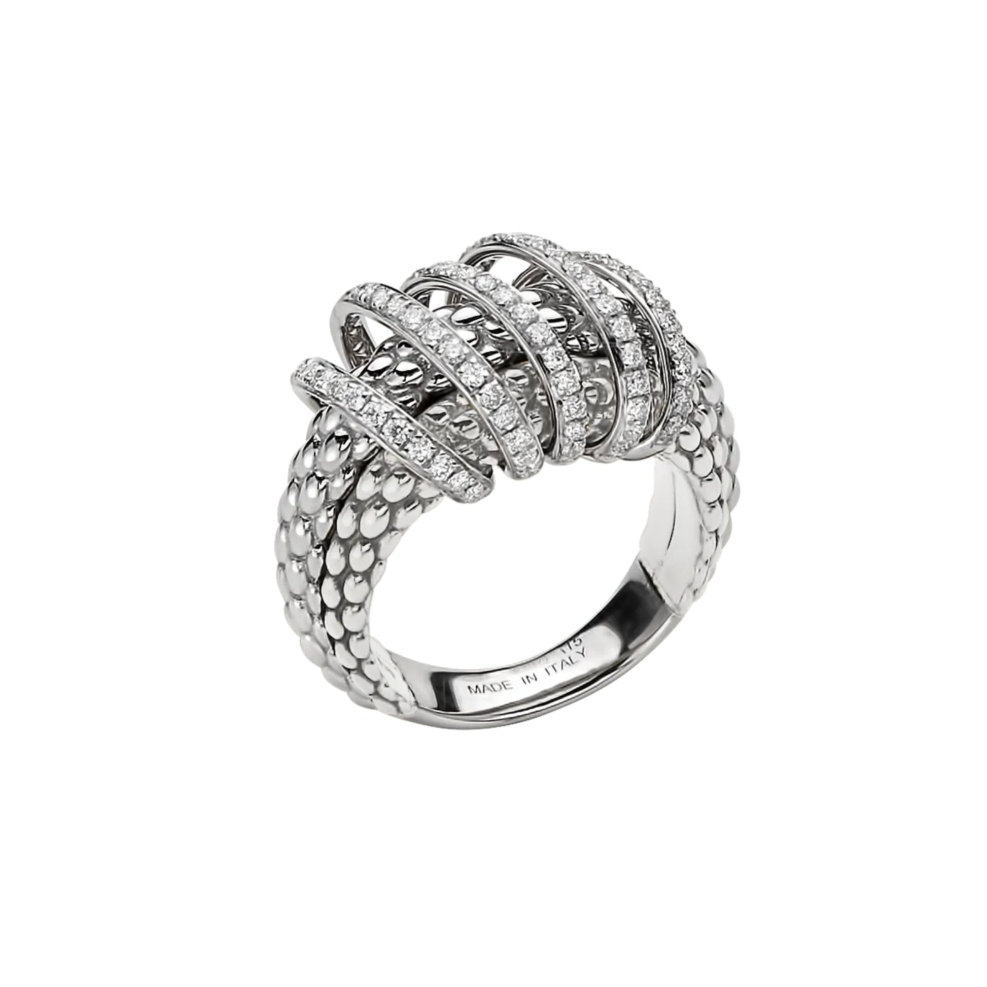 FOPE Solo Flex'it Ring - 65106AX_PB_B_XBX_140 (140) aus Weißgold mit Diamant