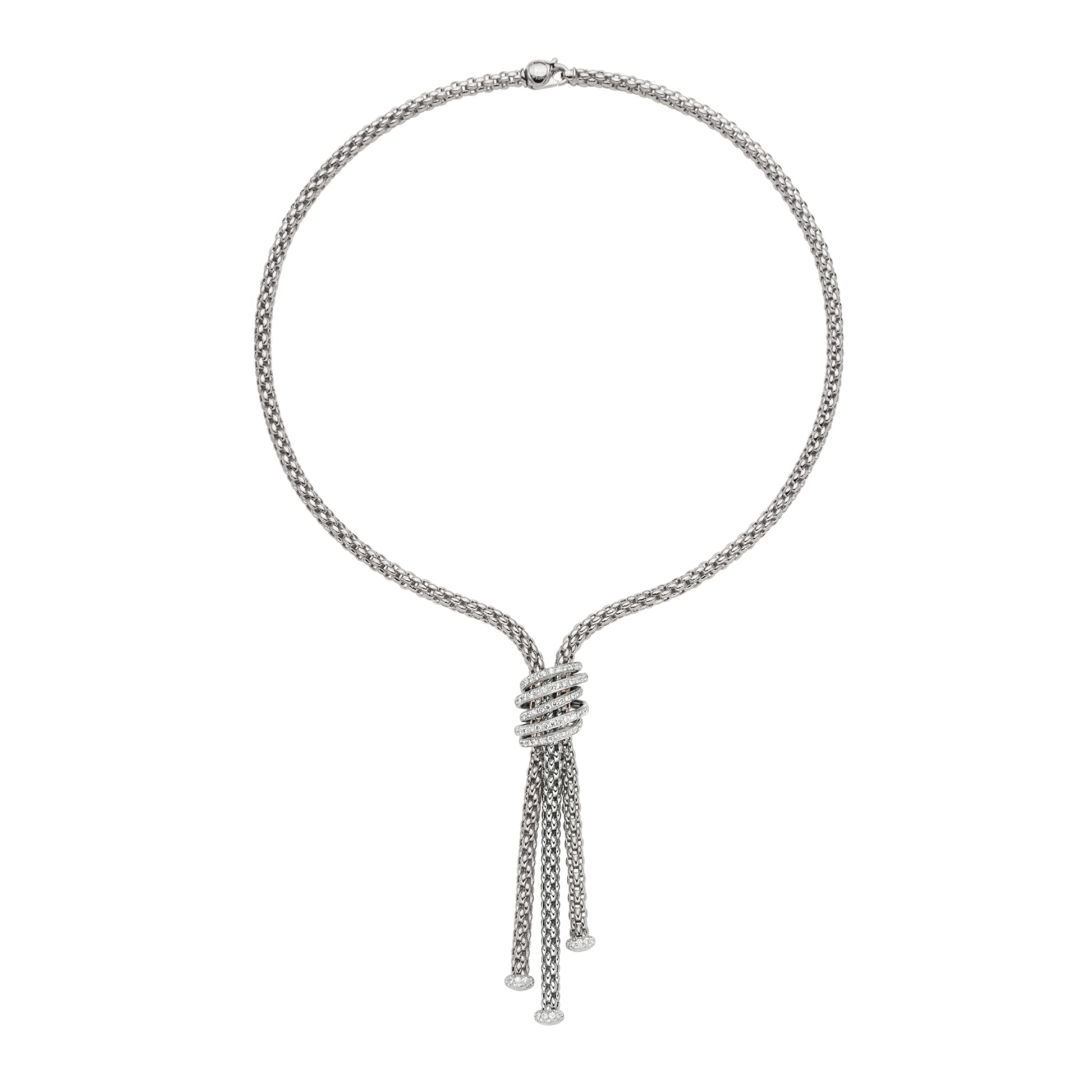 FOPE Solo Halskette - 65106CX_PB_B_BBB_043 (043) aus Weißgold mit Diamant