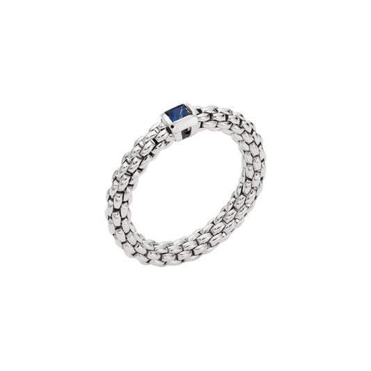 FOPE Souls Flex'it Ring - 09E08AX_B2_B_XBX_00S (00S) aus Weißgold mit Saphir