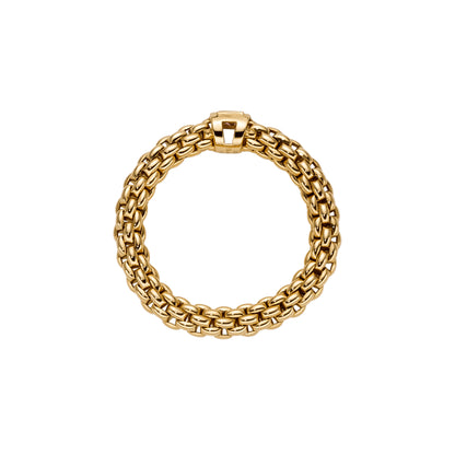 FOPE Souls Flex'it Ring - 09E08AX_B3_G_XGX_0XS (0XS) aus Gelbgold mit Saphir