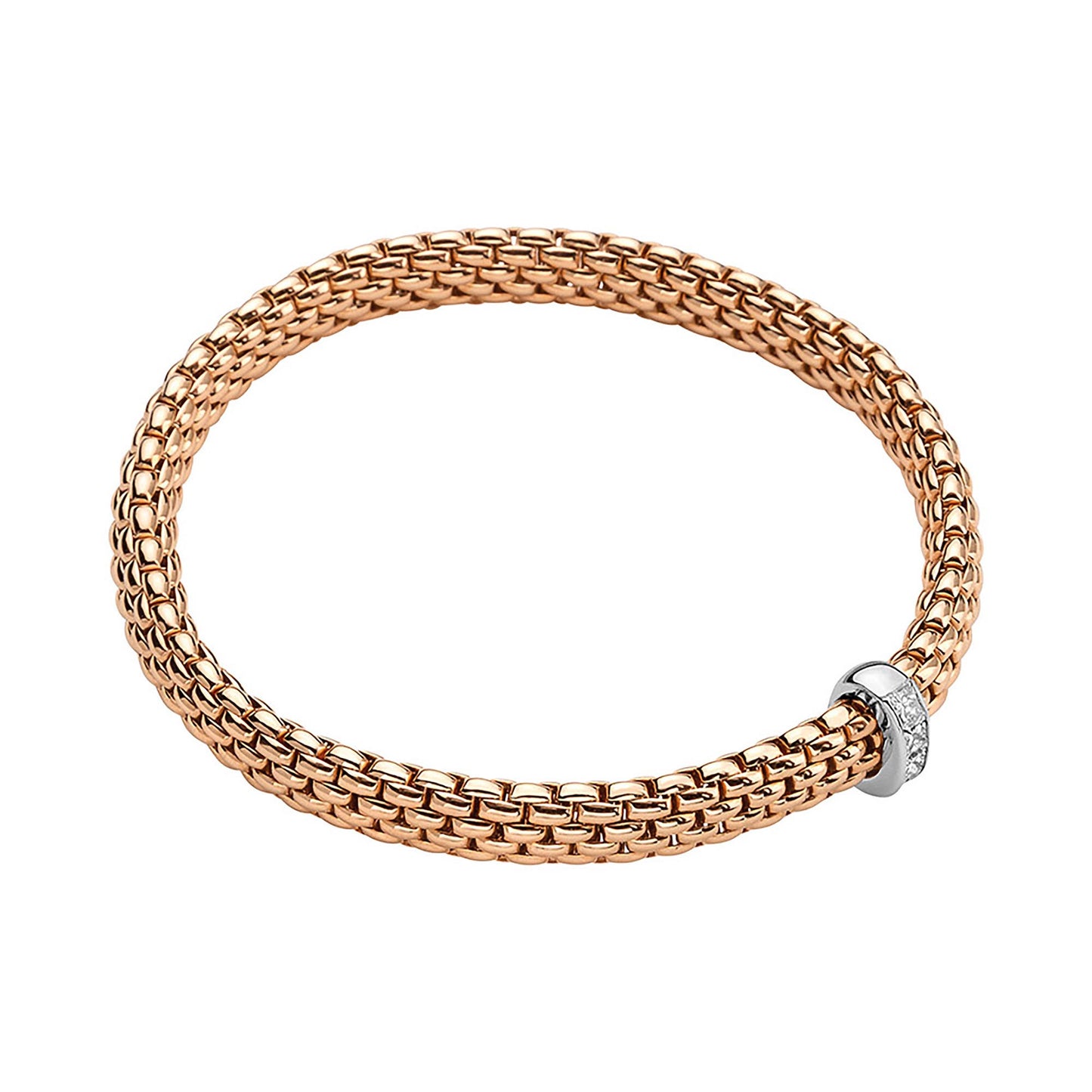 FOPE Vendôme Flex'it Armband - 58402BX_BB_R_XBX_00S (00S) aus Bicolor-Gold mit Diamant