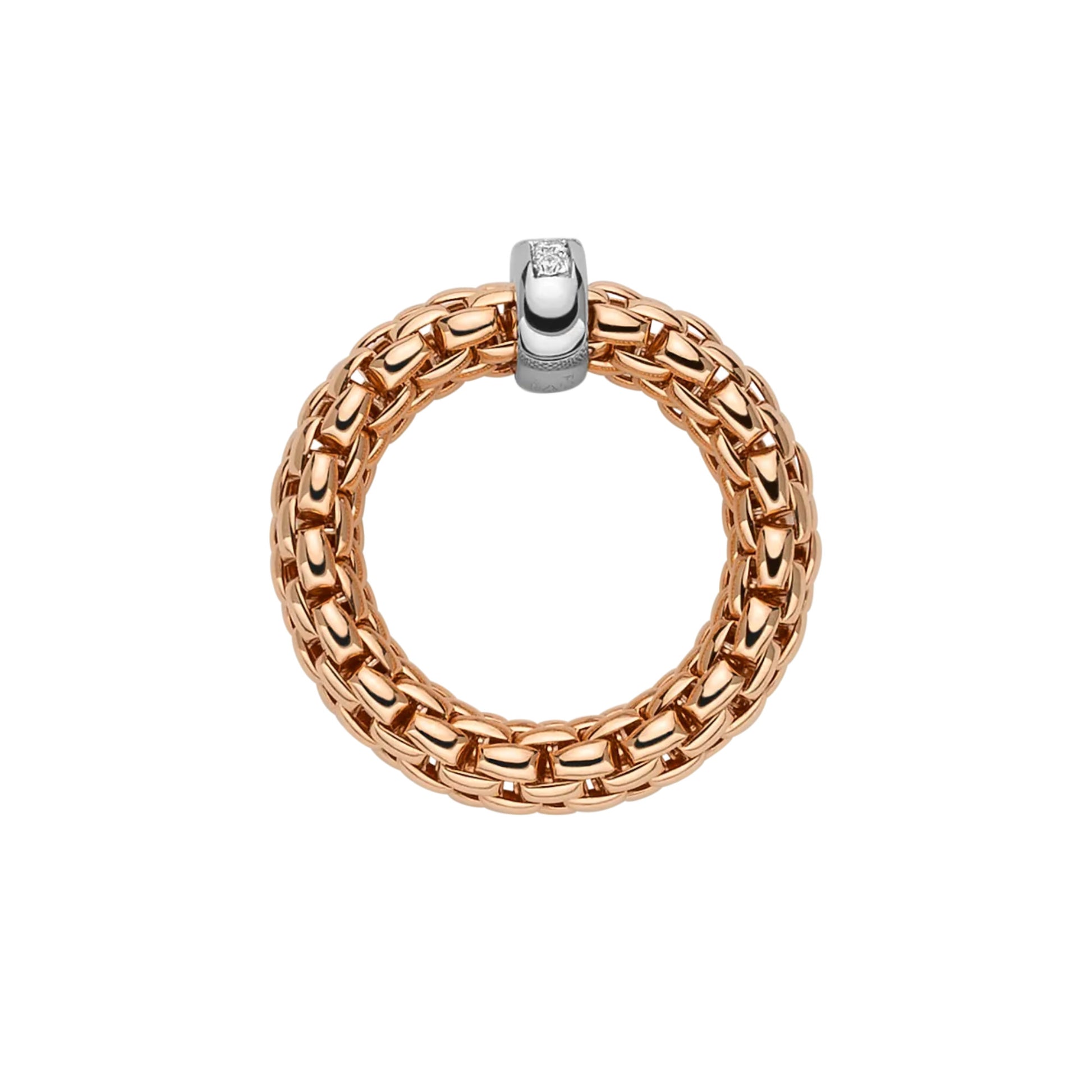 Vendôme Flex'it Ring mit Diamanten, Bicolor-Gold • Diamant von FOPE (58302AX_BB_R_XBX_00S)