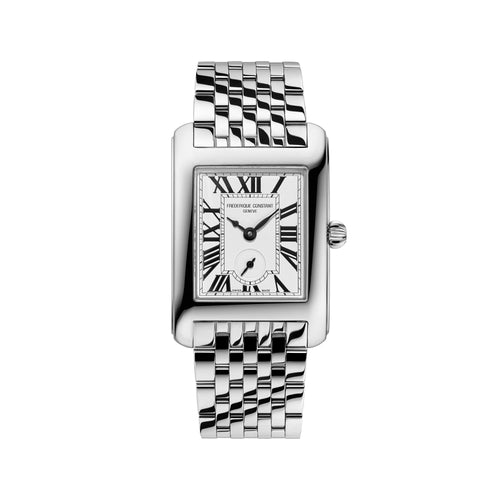 Frederique Constant Carree Small Seconds (FC-235S2C6B) aus Silber