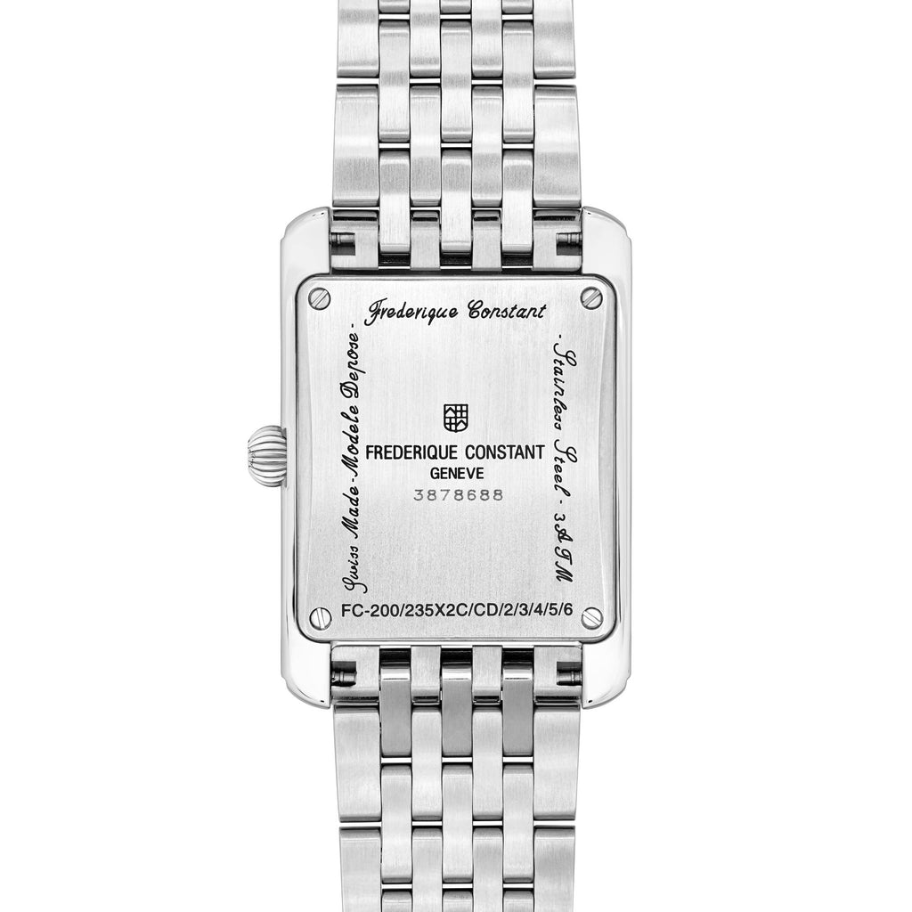 Frederique Constant Carree Small Seconds (FC-235S2C6B) aus Silber