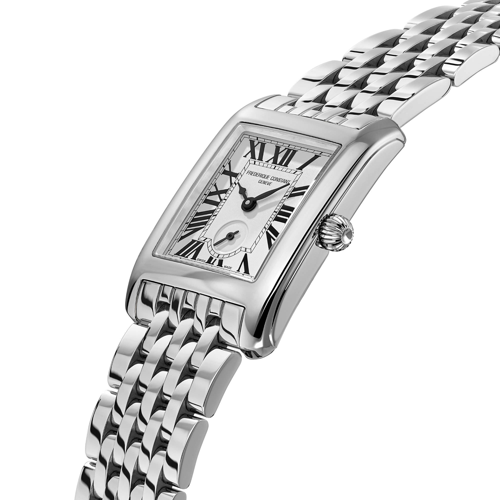 Frederique Constant Carree Small Seconds (FC-235S2C6B) aus Silber