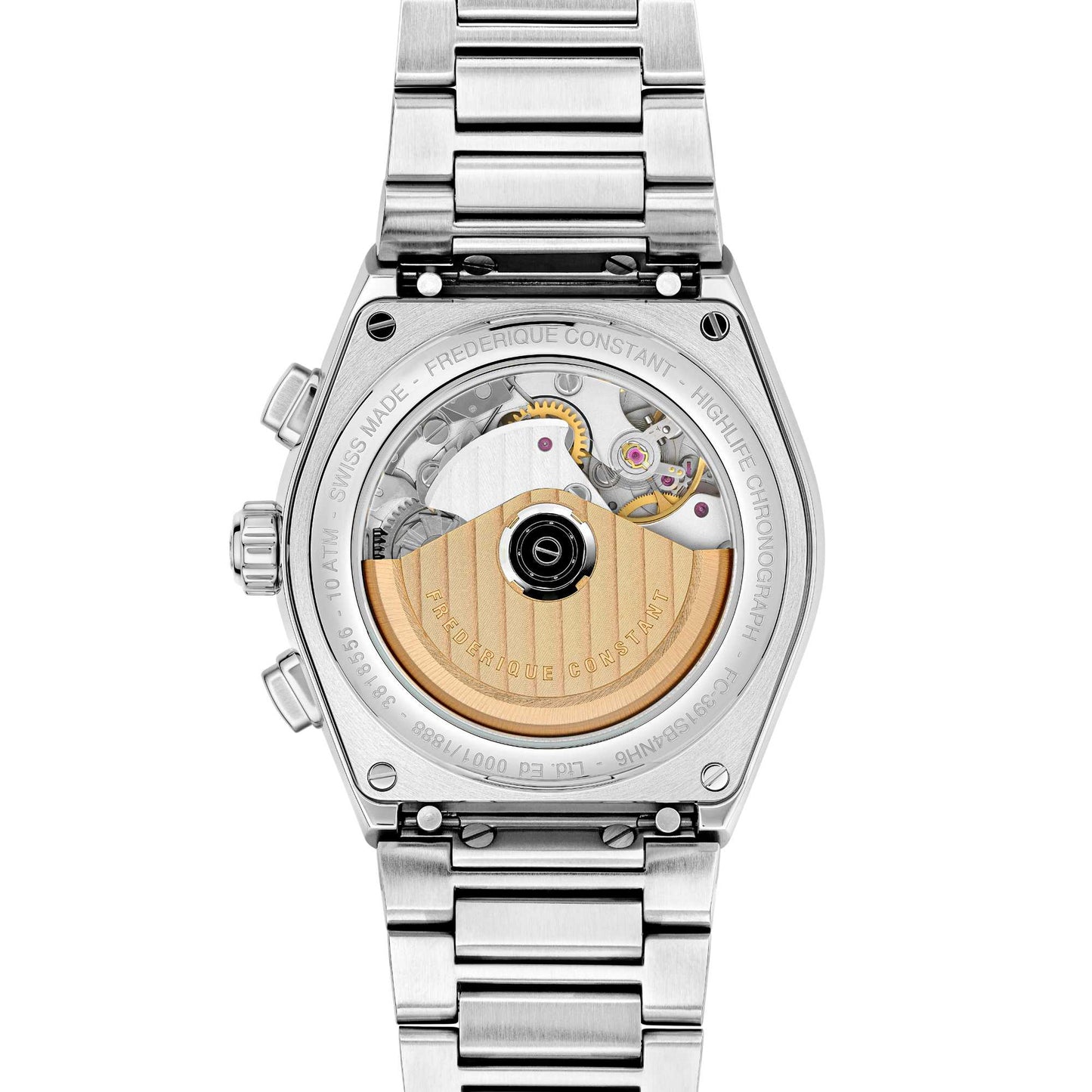 Chronograph Automatik, Edelstahl von Frederique Constant (FC-391SB4NH6B)