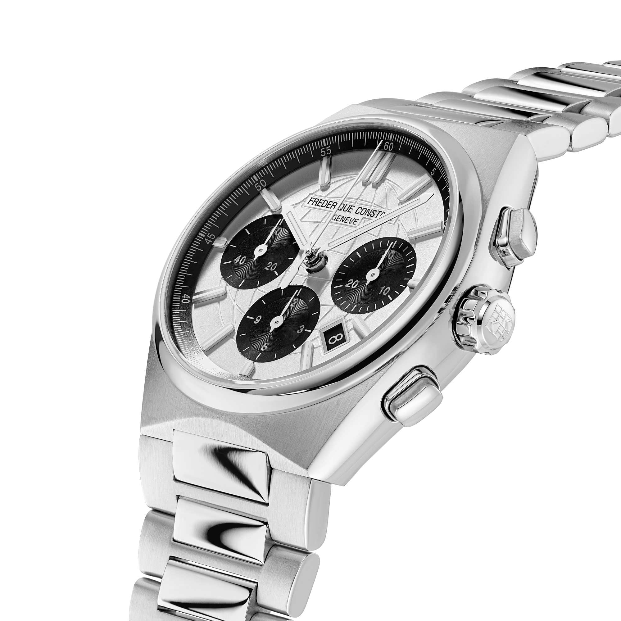 Frederique Constant Chronograph Automatik (FC-391SB4NH6B) aus Silber