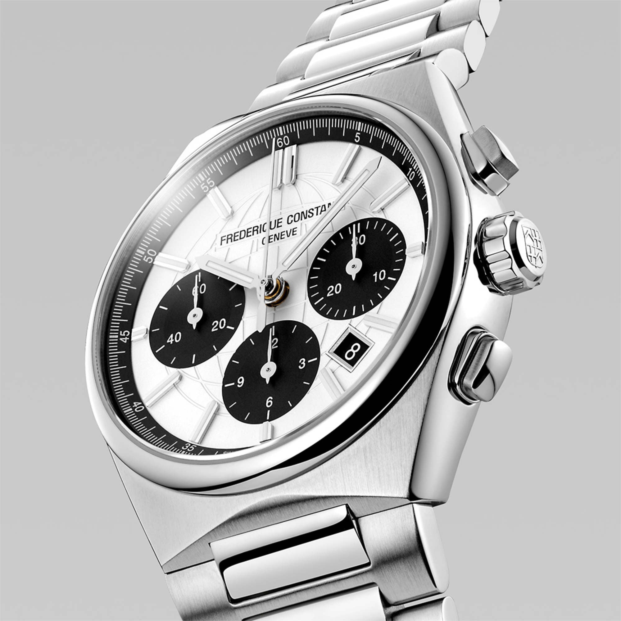 Frederique Constant Chronograph Automatik (FC-391SB4NH6B) aus Silber