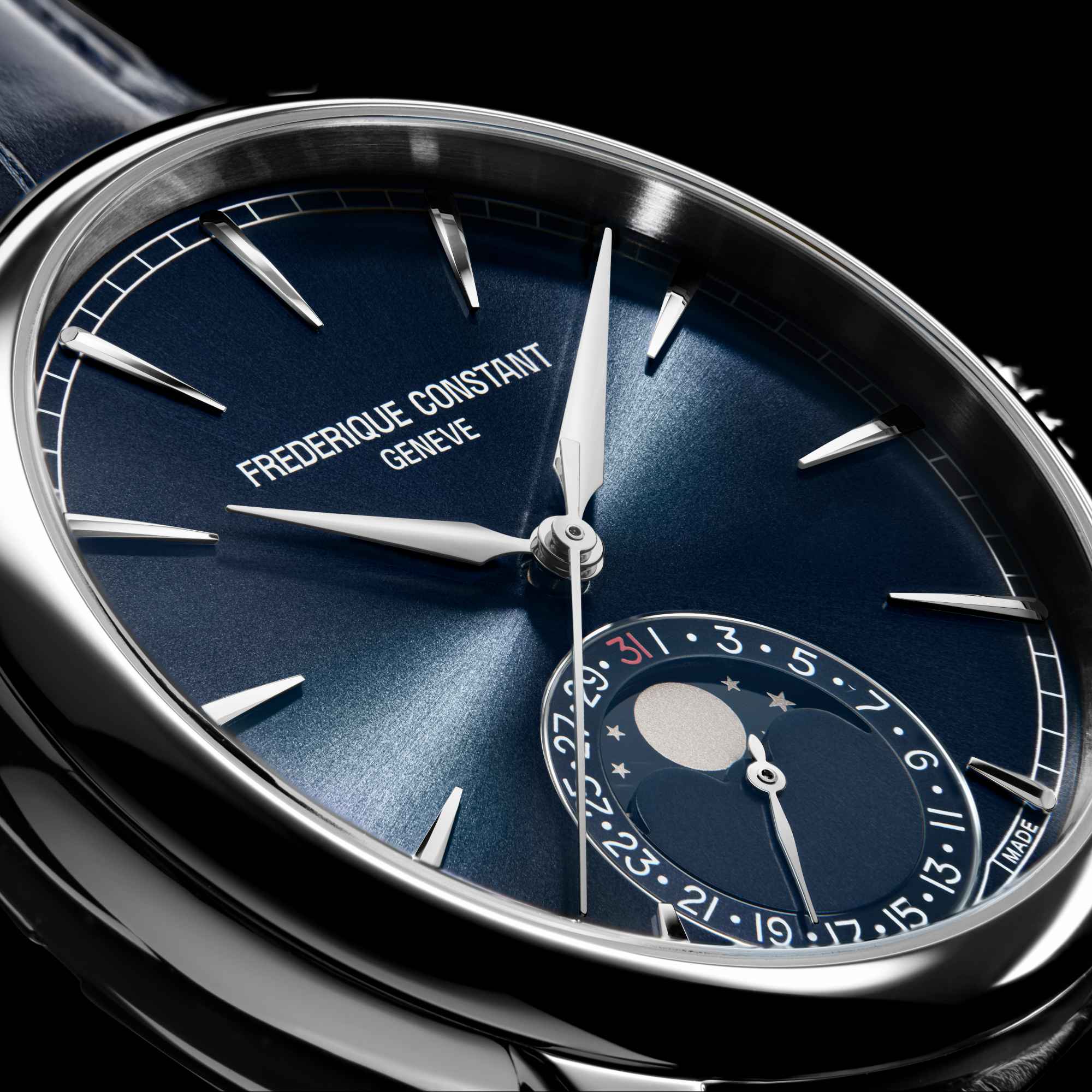 Frederique Constant Classic Moonphase Date (FC-716N3H6) aus Edelstahl