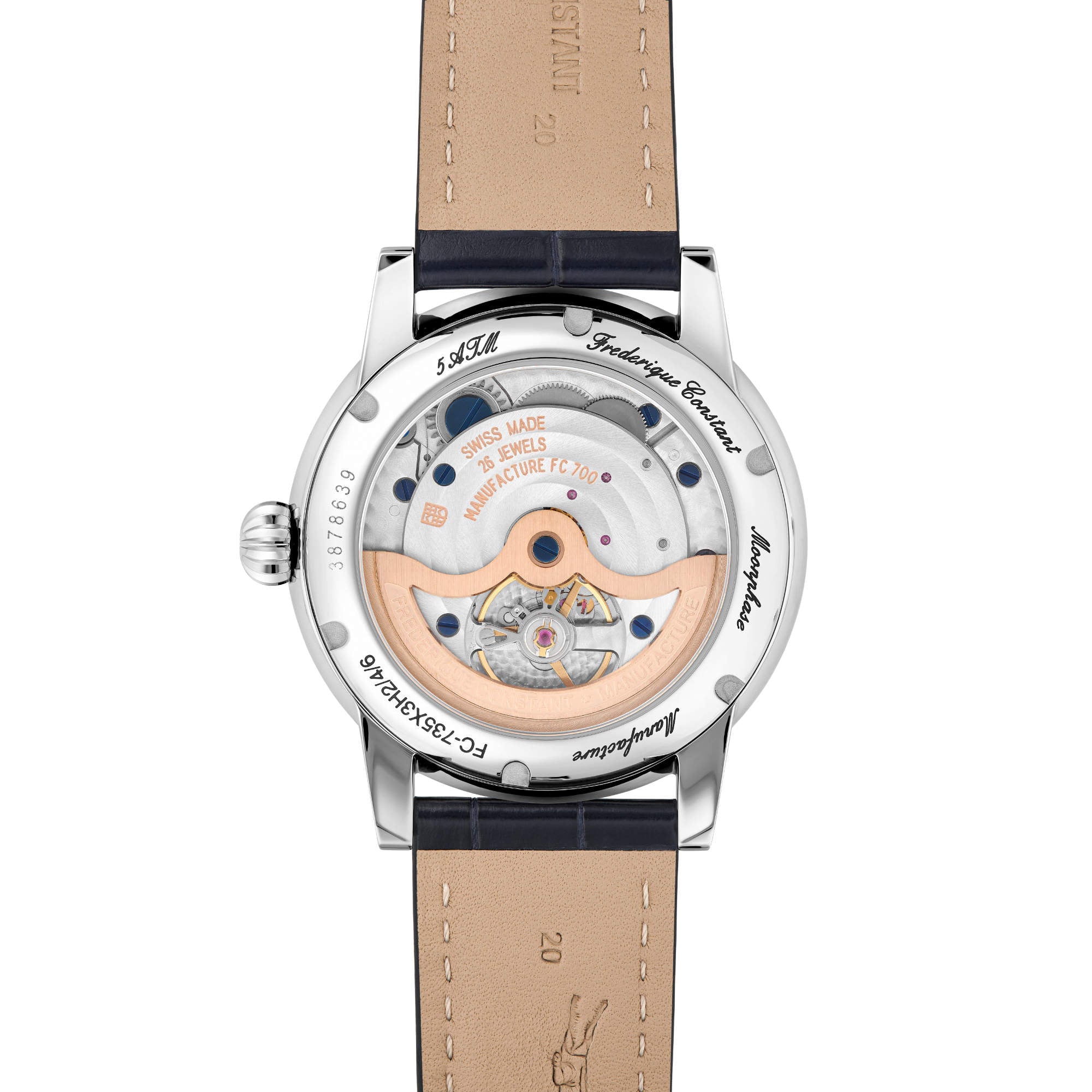 Frederique Constant Classic Power Reserve Big Date (FC-735N3H6) aus Edelstahl