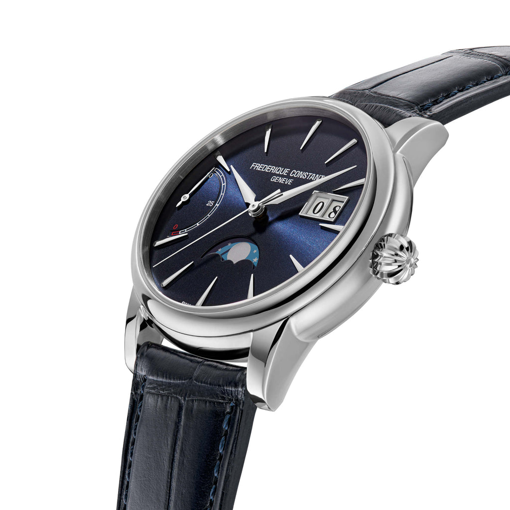 Frederique Constant Classic Power Reserve Big Date (FC-735N3H6) aus Edelstahl
