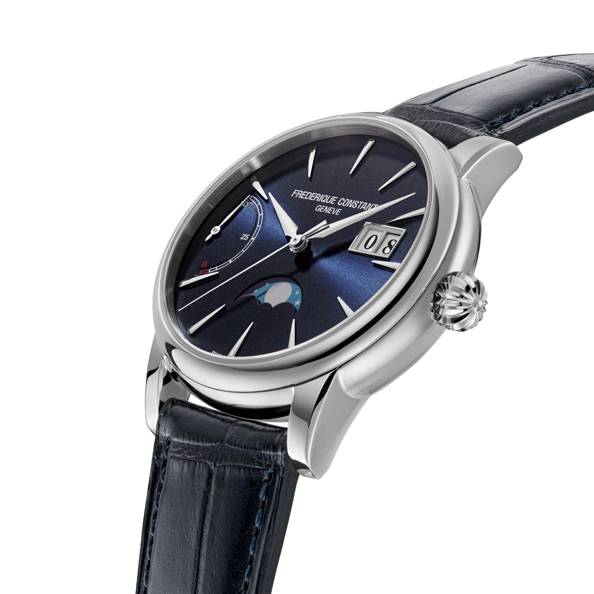 Frederique Constant Classic Power Reserve Big Date (FC-735N3H6) aus Edelstahl