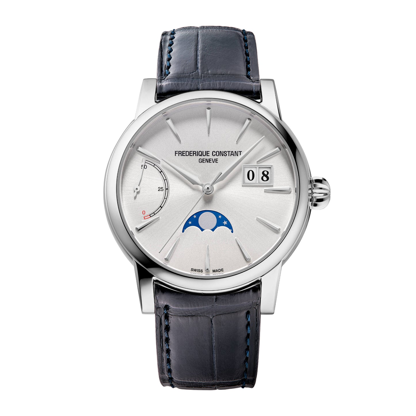 Classic Power Reserve Big Date, Edelstahl von Frederique Constant (FC-735S3H6)
