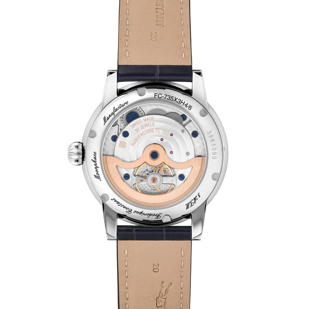 Frederique Constant Classic Power Reserve Big Date (FC-735S3H6) aus Silber