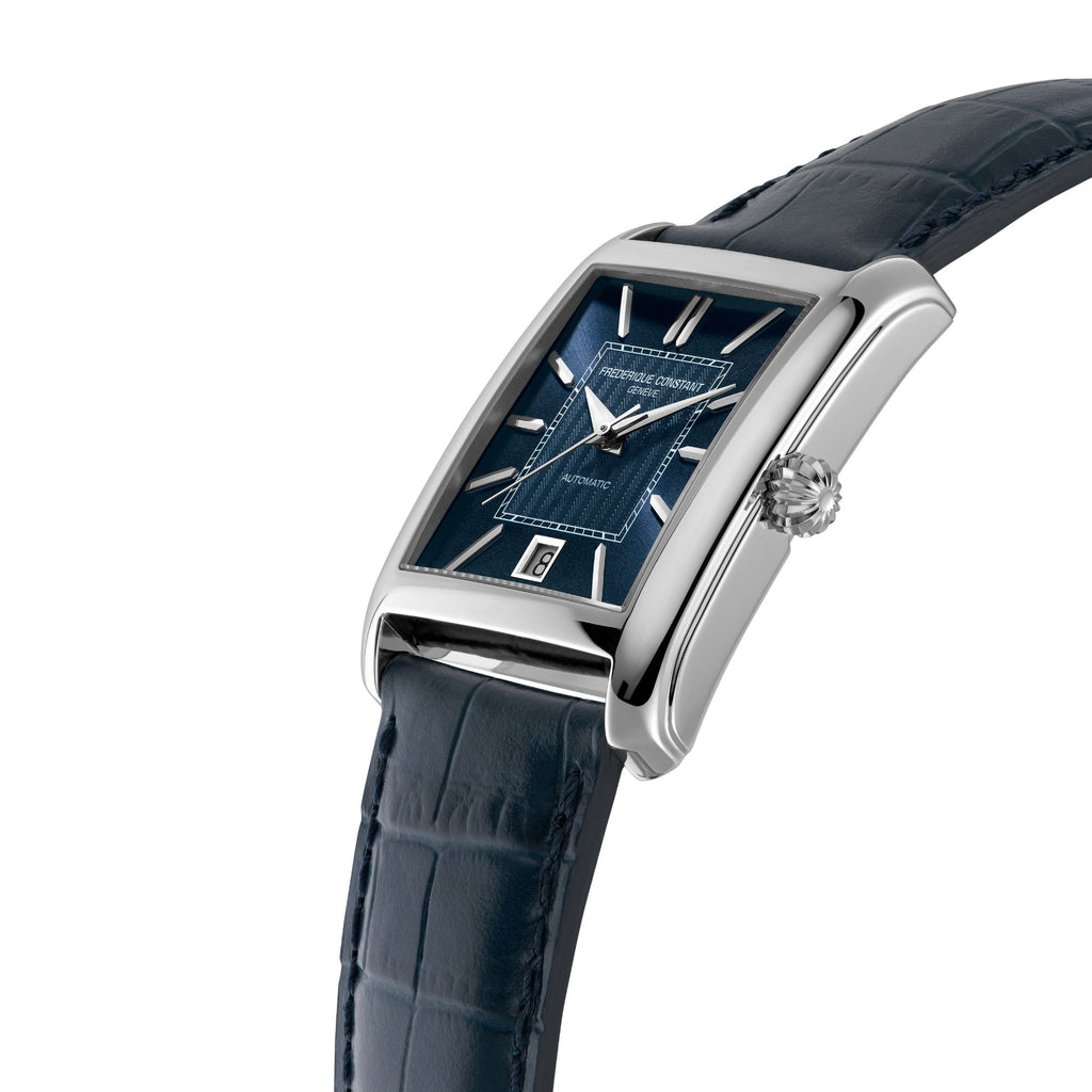 Frederique Constant Classics Carree Automatic (FC-303N4C6) aus Leder, Edelstahl