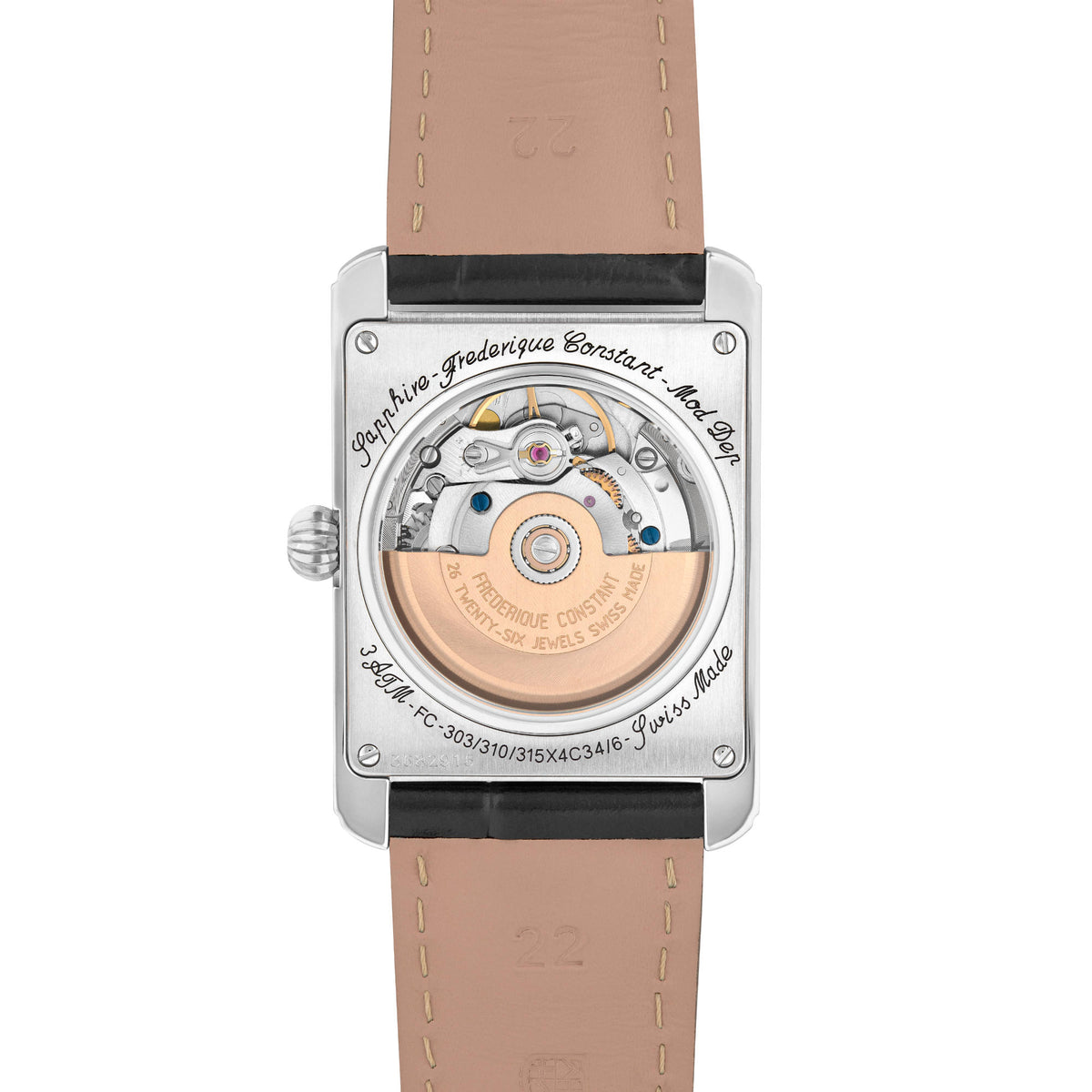 Frederique Constant Classics Carree Automatic (FC-303S4C6) aus Silber