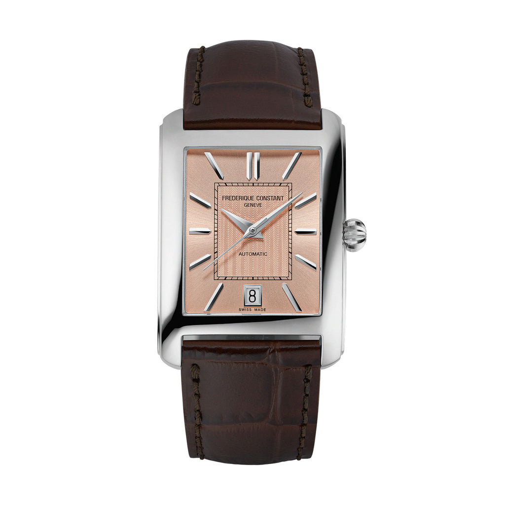 Frederique Constant Classics Carree Automatic (FC-303SAL4C6) aus Leder, Edelstahl