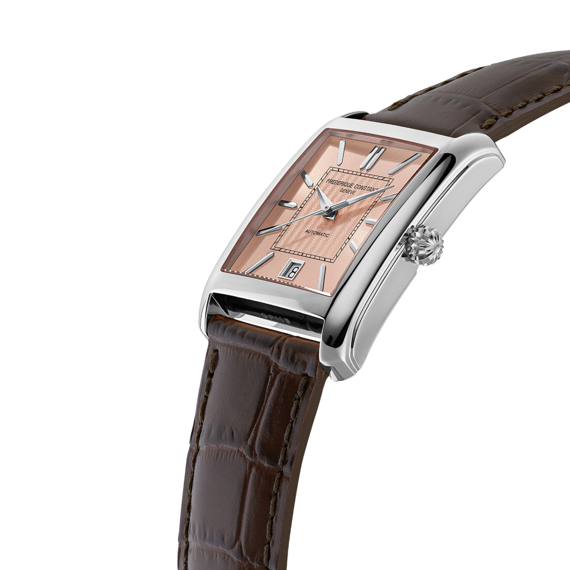 Frederique Constant Classics Carree Automatic (FC-303SAL4C6) aus Leder, Edelstahl