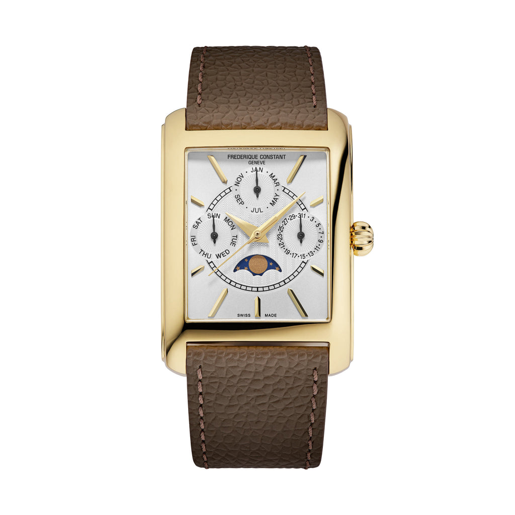 Frederique Constant Classics Carree Calendar Moonphase (FC-265S4C5) aus Silber