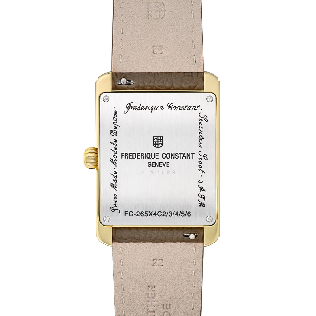 Frederique Constant Classics Carree Calendar Moonphase (FC-265S4C5) aus Silber