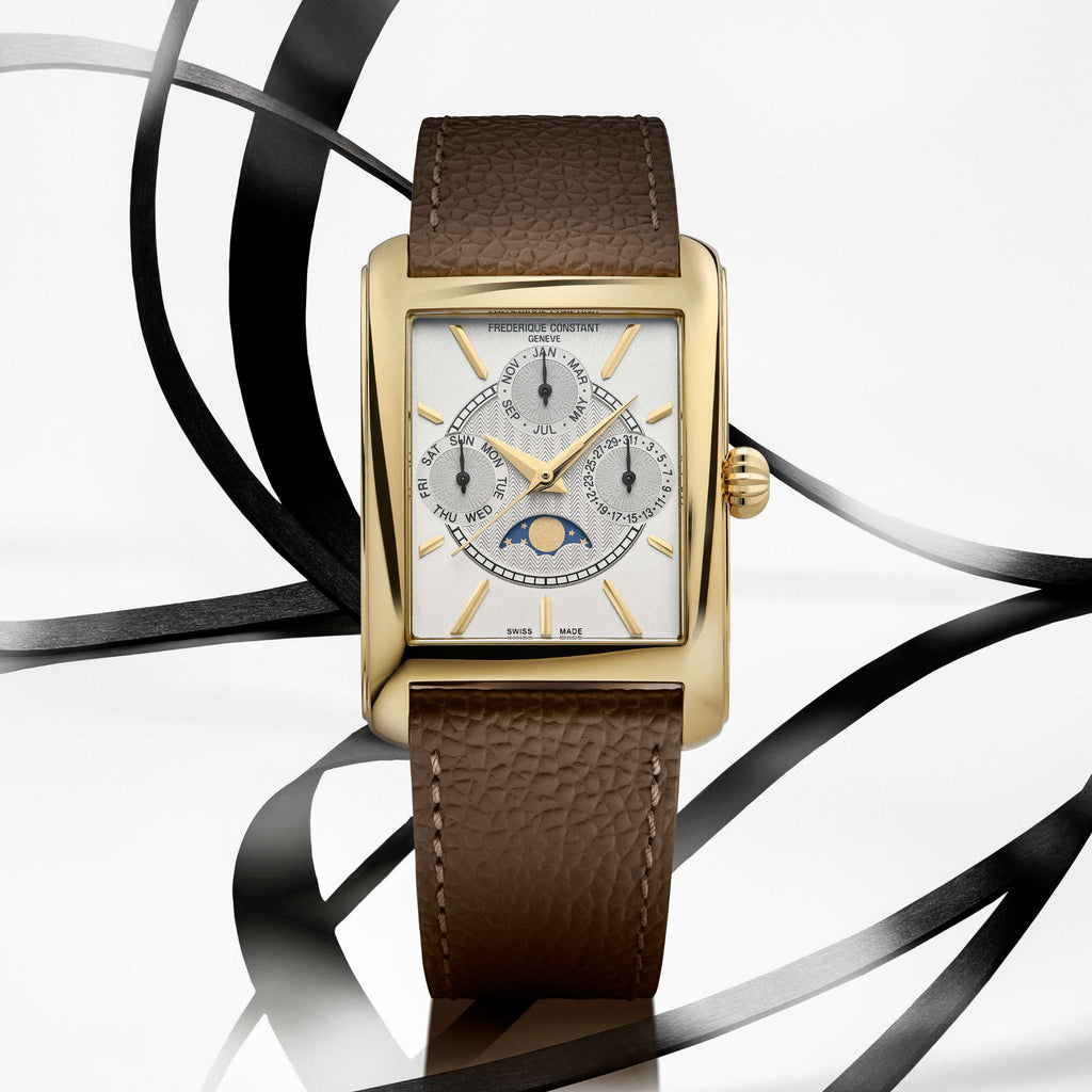 Frederique Constant Classics Carree Calendar Moonphase (FC-265S4C5) aus Silber