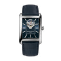 Frederique Constant Classics Carree Heart Beat Automatic (FC-311N4C6) aus Leder, Edelstahl