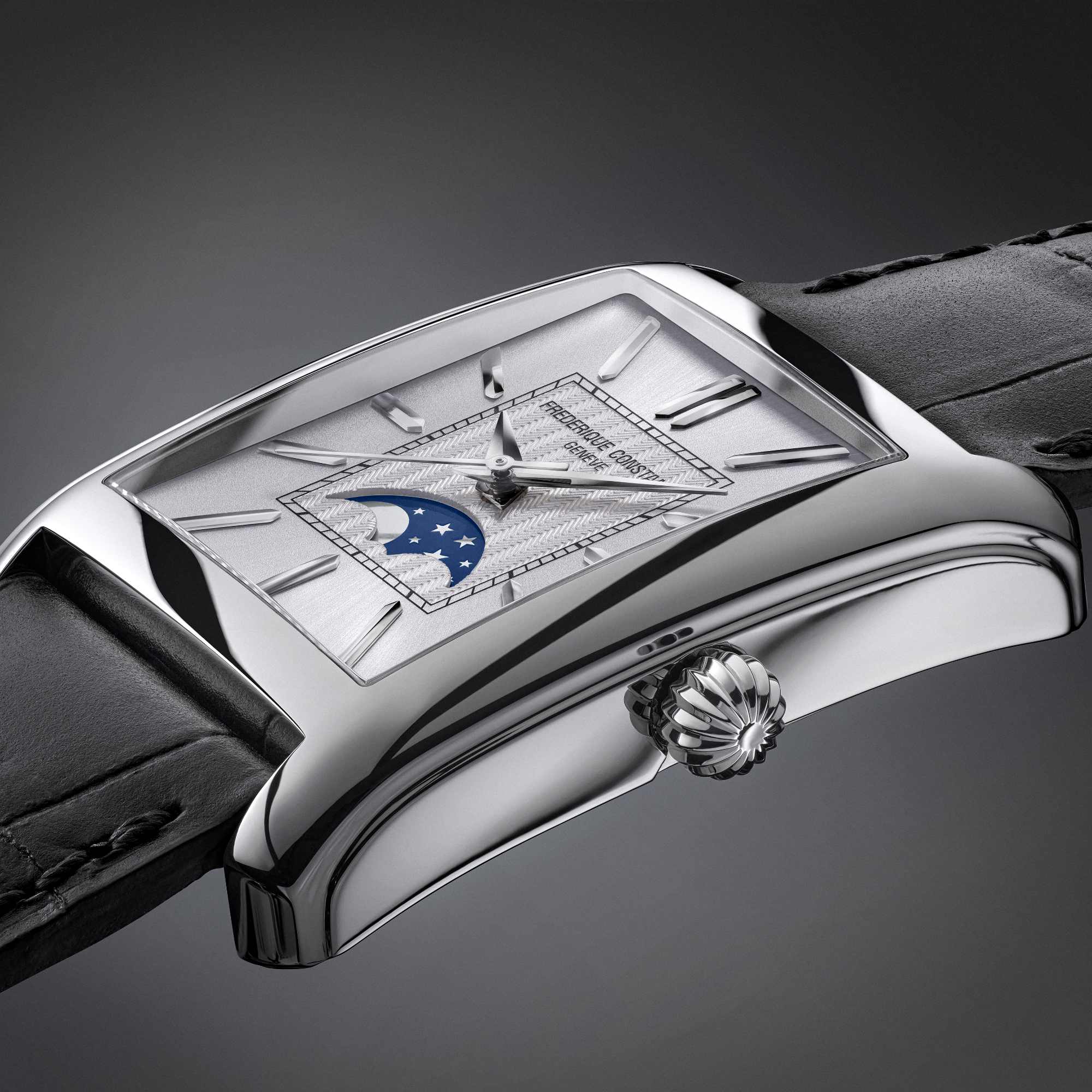 Frederique Constant Classics Carree Moonphase Automatic (FC-333S4C6) aus Silber