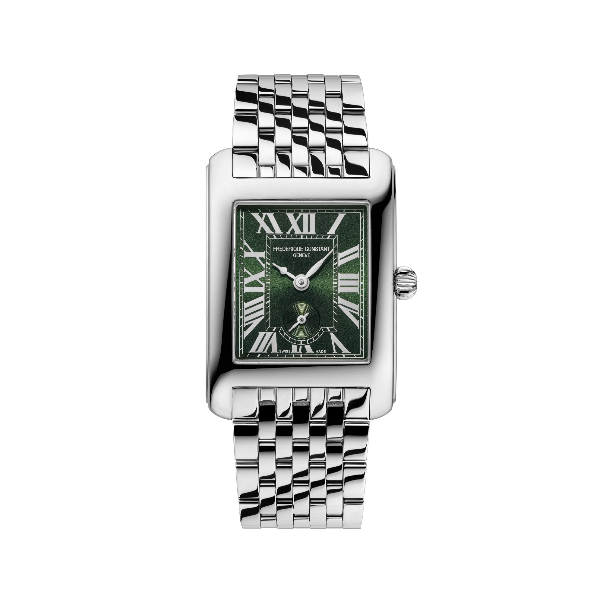 Frederique Constant Classics Carrée Small Seconds (FC-235GR2C6B) aus Edelstahl