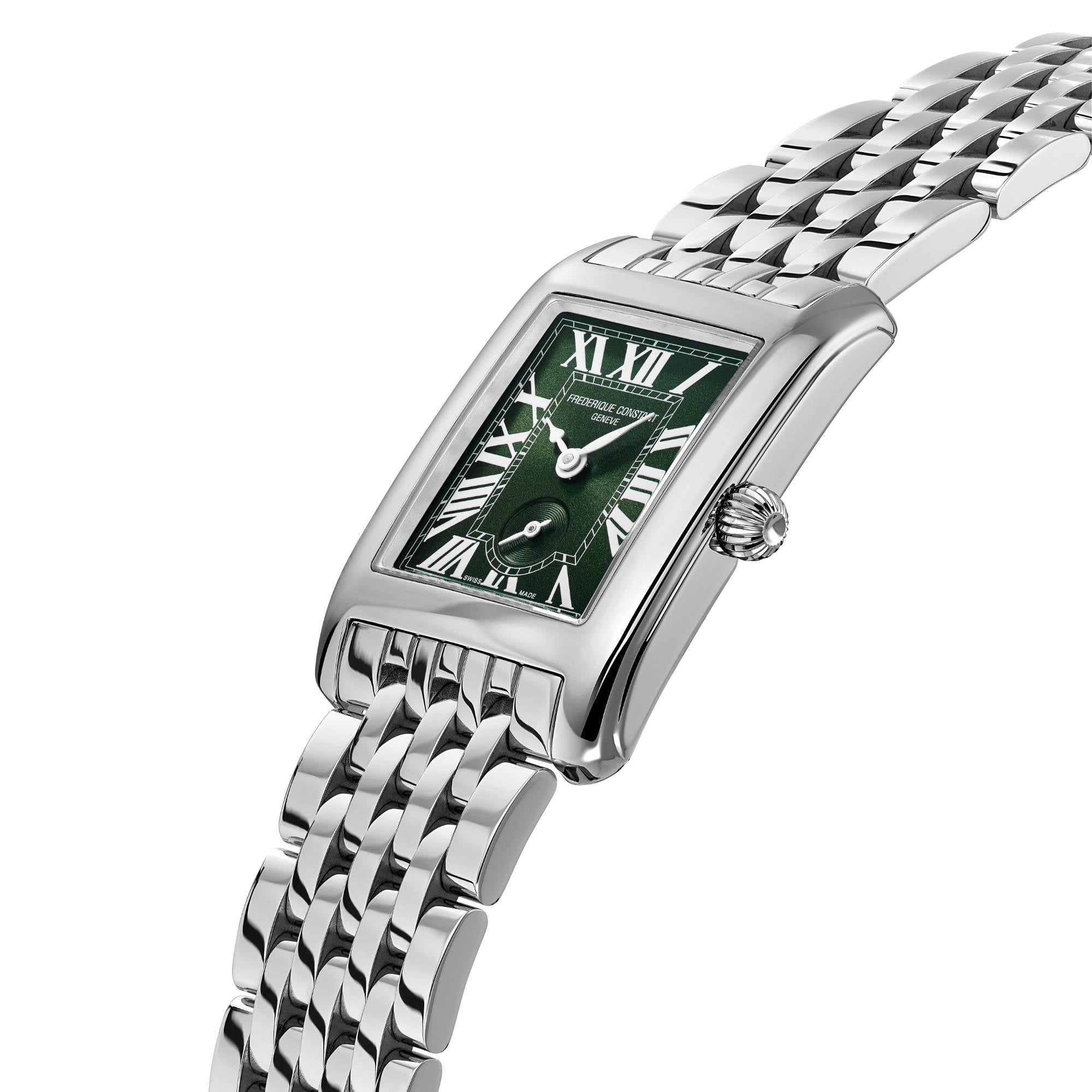Frederique Constant Classics Carrée Small Seconds (FC-235GR2C6B) aus Edelstahl
